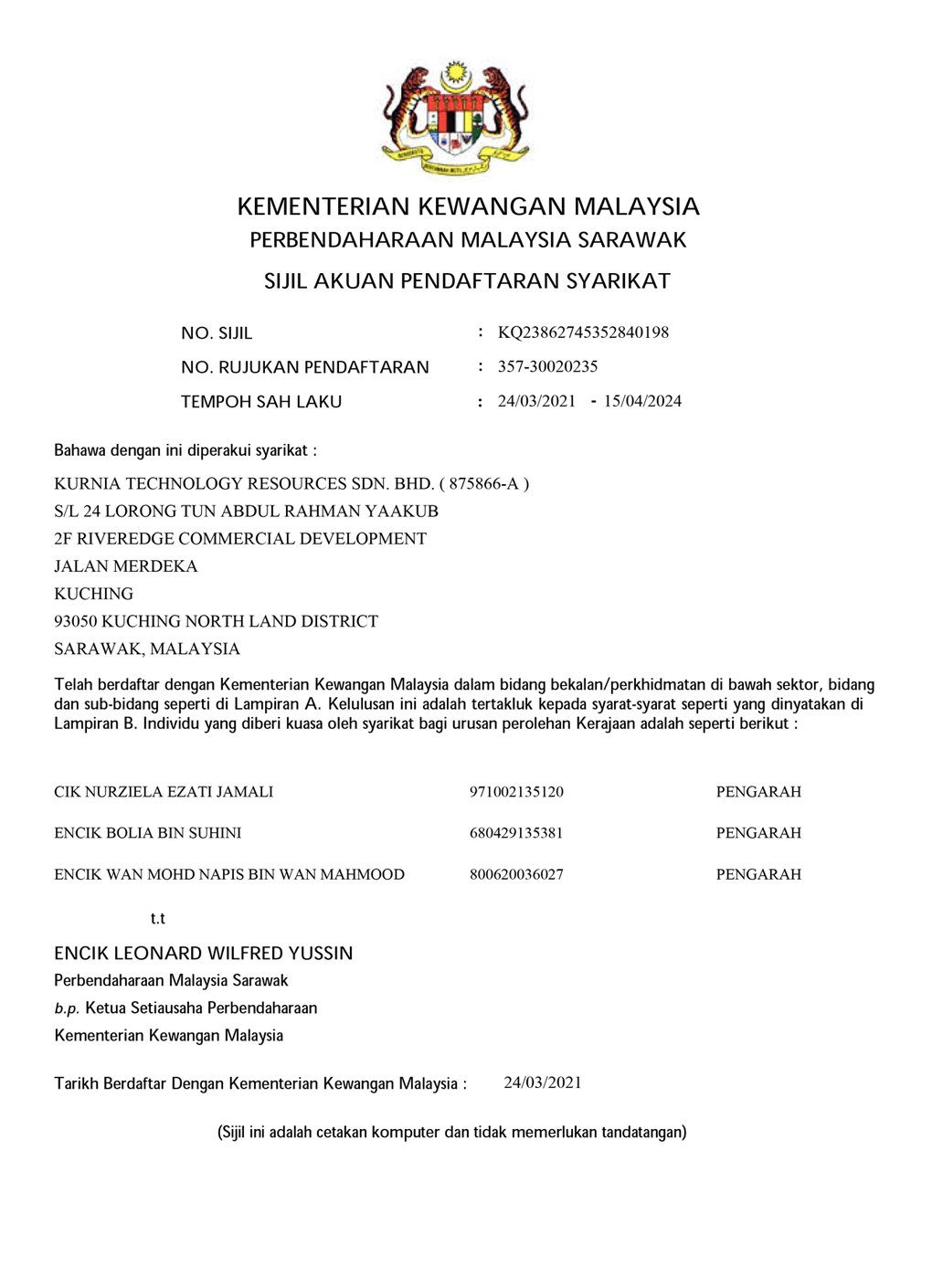 Kementerian Kewangan Malaysia